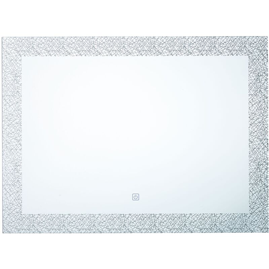 Beliani - Hanging led Mirror Defogger Bathroom Accessories 60 x 80 cm Silver Nexon - Silver