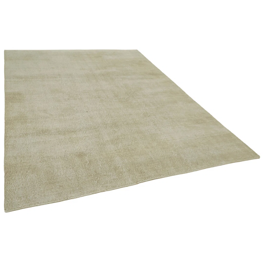 Dugger Hand-Knotted Cotton/Wool Beige Rug
