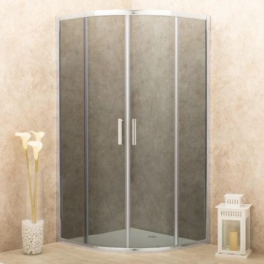Utta Semi-Circular Quadrant Shower Enclosure - 1850 x 800 mm