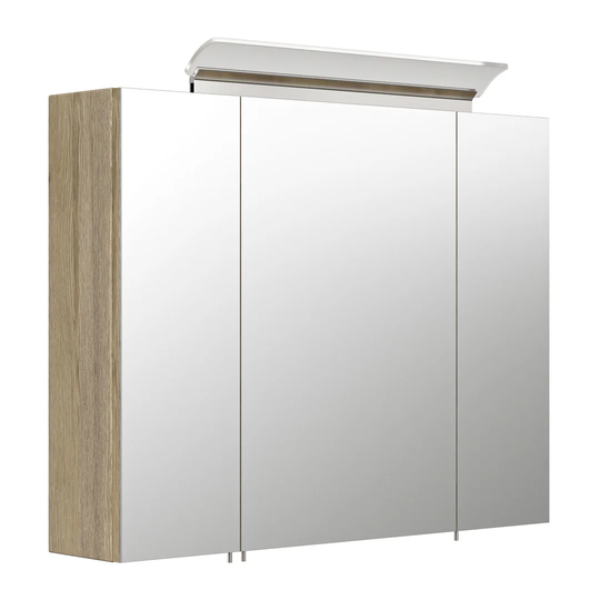 Avendano 80cm x 62cm Surface Mount Mirror Cabinet with Lighting