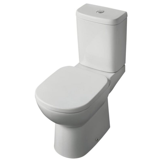 Tempo Close Coupled Toilet with 4/2.6 Litre Push Button Cistern - Standard Seat - Ideal Standard