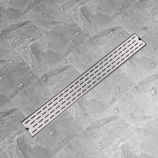 Linear Shower Drain Line 930x140 mm Stainless Steel VD04360 - Hommoo