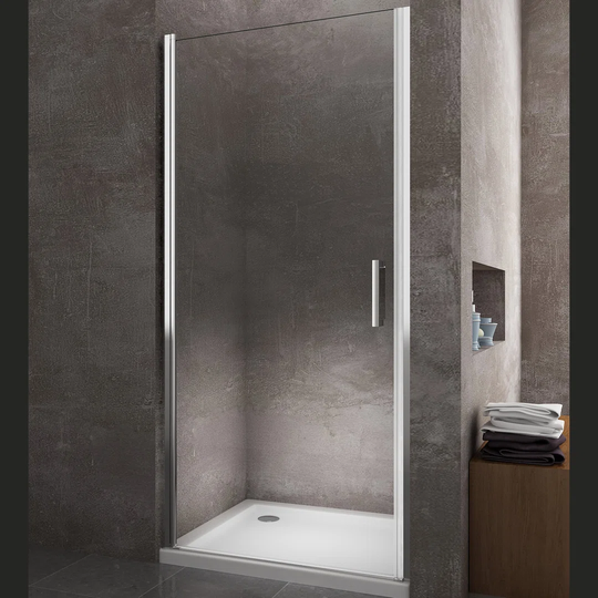 Geonte Rectangular Shower Enclosure with Tray - 2000 x 680 mm