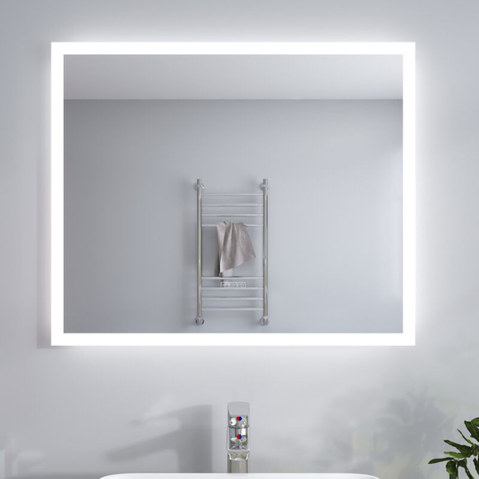 Bathroom Mirror with led Lights Wall Mounted Bathroom led Mirror 600 x 500mm Bluetooth Audio - Elegant