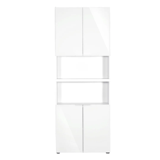 Wardsboro 4 -Door 5 -Shelf Storage Cabinet
