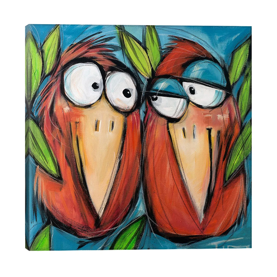'Love Birds' by Aimee Wilson - Wrapped Canvas Photograph Print