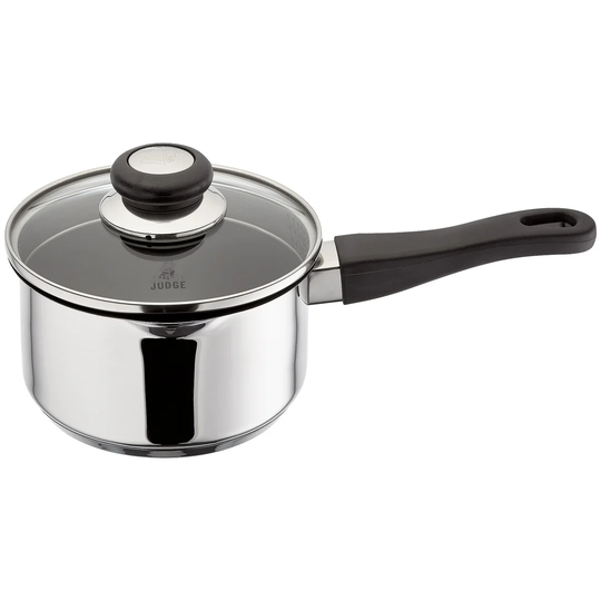 Judge Vista Non-Stick Saucepan with Draining Glass Lid