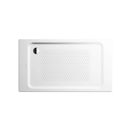 SUPERPLAN mit Wannenträger 1300 x 900 mm Steel Enamel Shower Tray - White