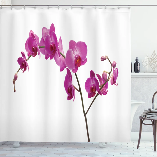 Bertalan Polyester Shower Curtain Set
