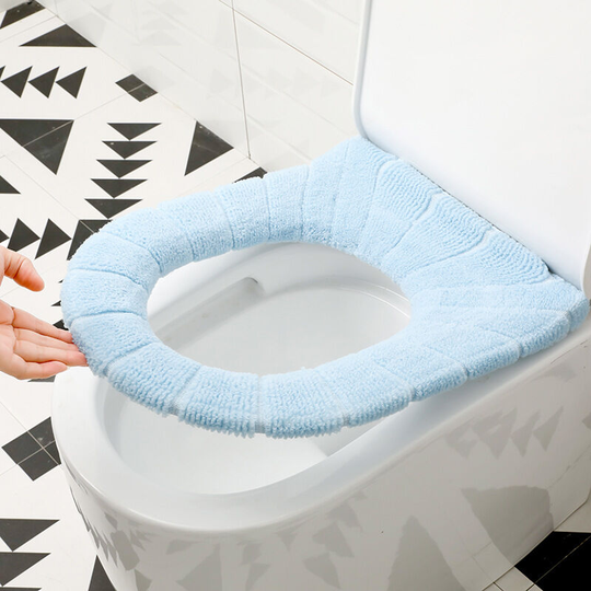 3pcs Toilet Seats, Toilet Seat Cover Cushion Bathroom Soft Warm Washable Cover Cushions