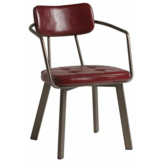 Juret Armchair - Old Anvil - Vintage Red - Red