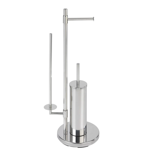 Goa neo Free-Standing Toilet Roll and Brush Holder