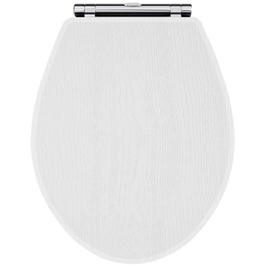 York Soft Close Toilet Seat - White Ash - Nuie