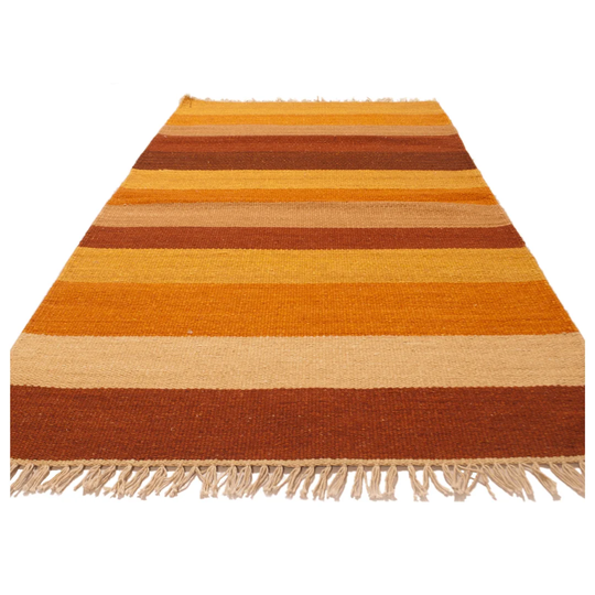 Borg Handmade Kilim Yellow Rug