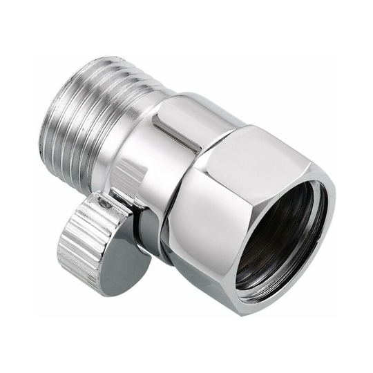 Perlerare - Shower Head Stop Valve Flow Control Stop Valve Brass Faucet Flow Rate Universal Replacement Part