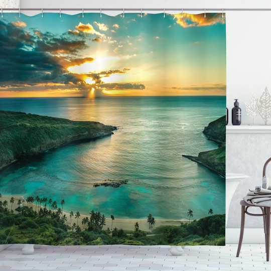 Correa Polyester Shower Curtain