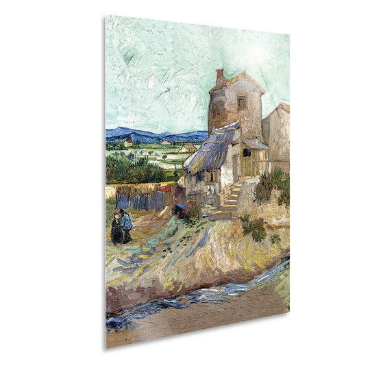 The House of La Crau by Vincent Van Gogh - Unframed Painting