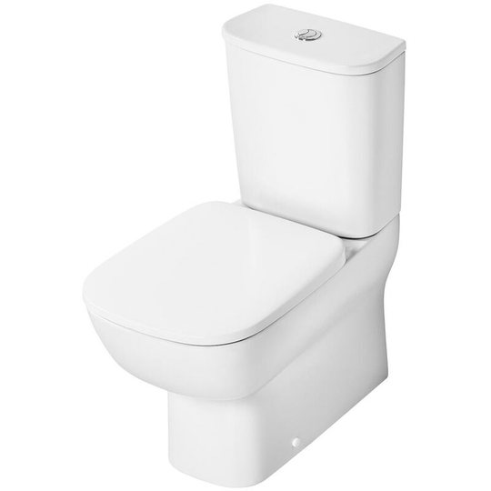 Studio Echo Short Projection Close Coupled Toilet with 6/4 Litre Cistern - Standard Seat - Ideal Standard