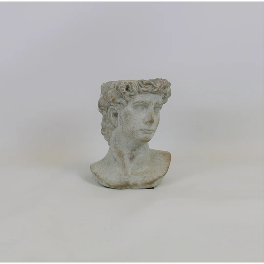 Drown Cement Statue Planter