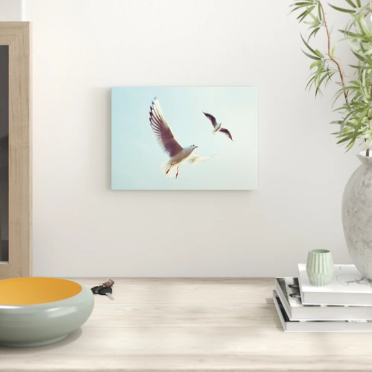 'Flying Seagulls' Photographic Print