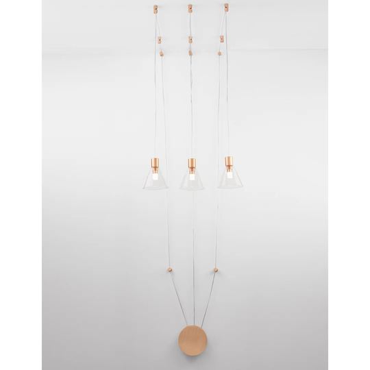 Fishman 3-Light Cluster Cone LED Pendant