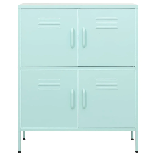 Tarres 2 -Door 4-Shelf Storage Cabinet