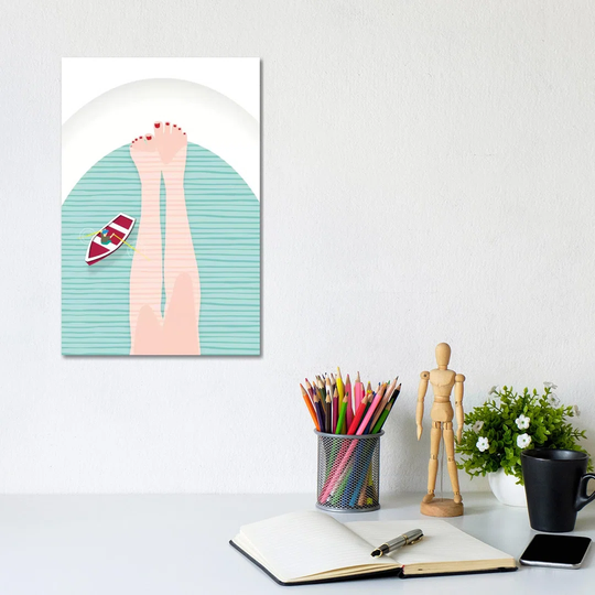 Bathtub by Amy & Kurt Berlin - Wrapped Canvas Graphic Art