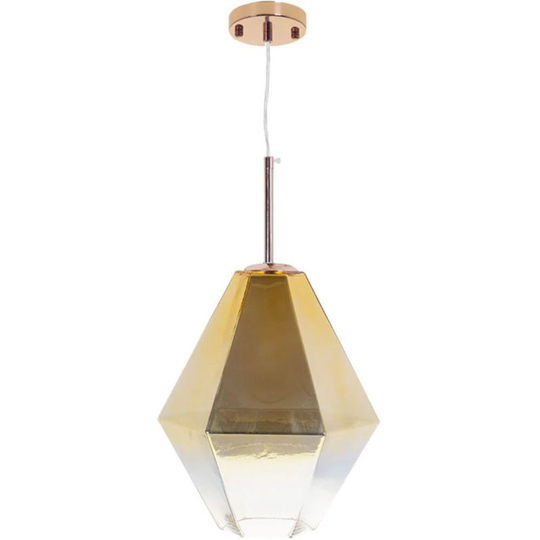 Glasscock 1 - Light Single Geometric Pendant