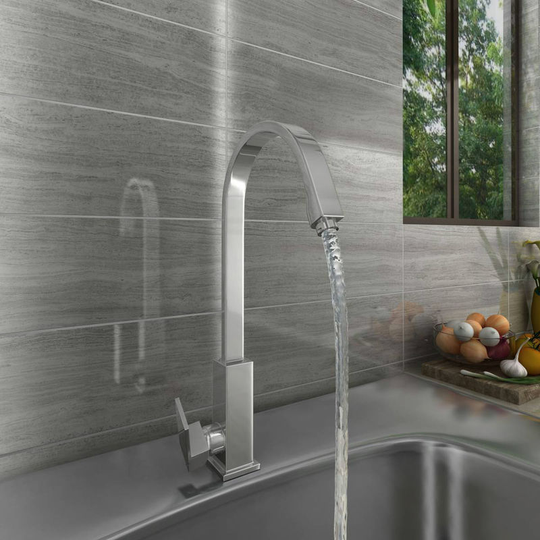 NRG - Modern Swivel Spout Solid Brass Tap Single Lever Kitchen Sink Mixer Faucet