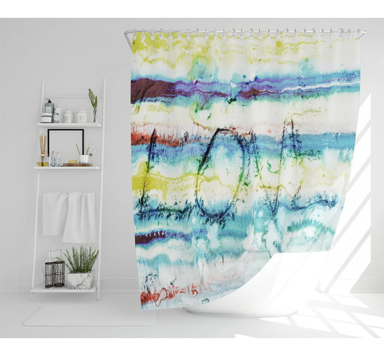 Dimon Polyester Shower Curtain Set