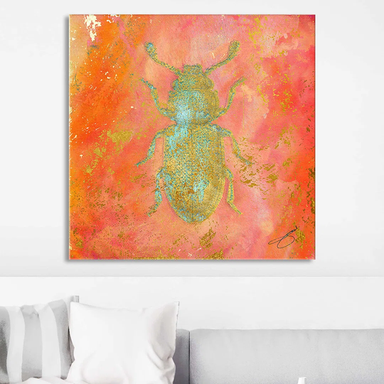 Beetle Bug by Jodi - Wrapped Canvas Painting