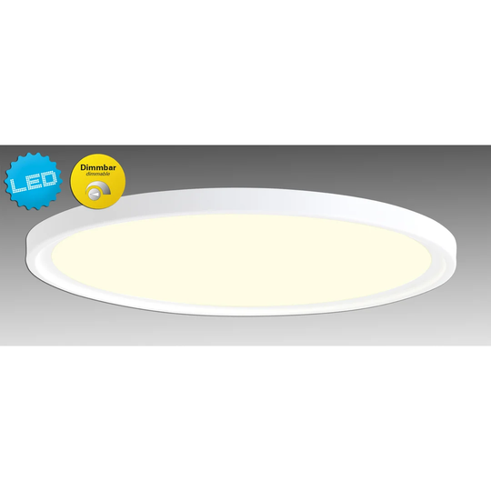 1 Light LED Semi Flush Ceiling Light