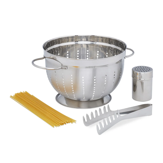 3 Piece Stainless Steel Colander Set