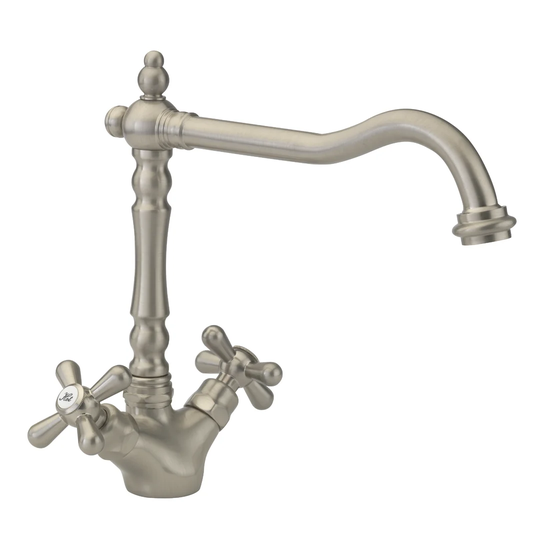French Mono Double Handle Monobloc Mixer Tap
