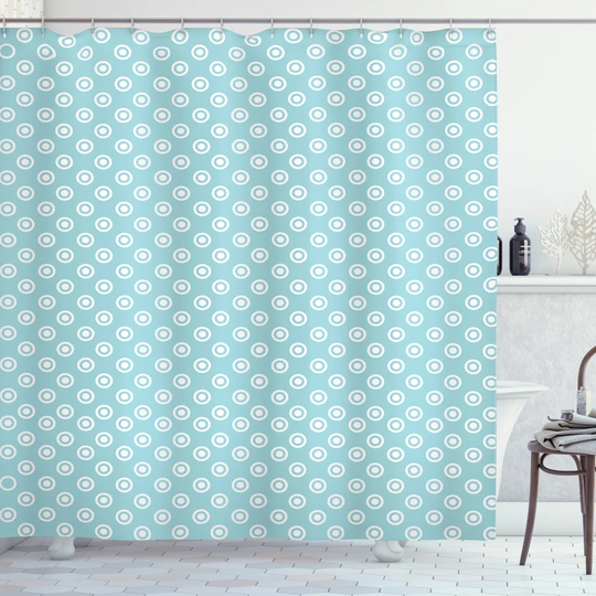 Blae 13 Piece Polyester Shower Curtain Set