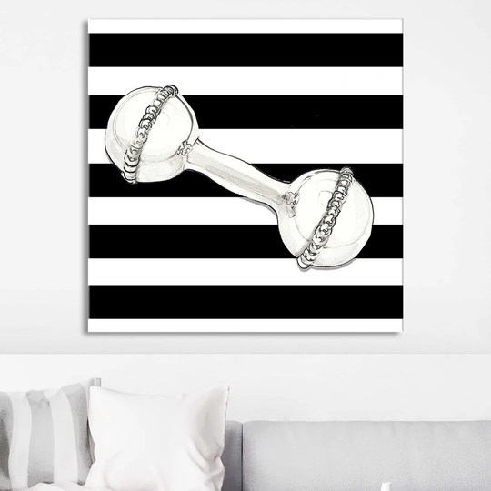 Shake Rattle and Roll by Jodi - Wrapped Canvas Graphic Art