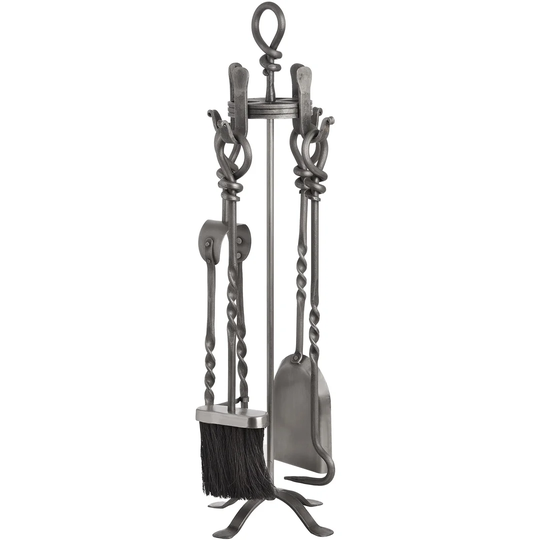 East Ellijay 5 Piece Metal Fireplace Tool Set
