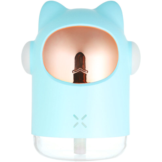 Asupermall - 300ml Mini Portable Quiet Humidifier usb Powered Aromatherapy Diffuser Cool Mist Humidifier with Night Light Auto Shut Off for Bedroom