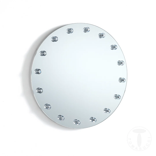 Haritz Round Wall Mounted Bathroom Mirror
