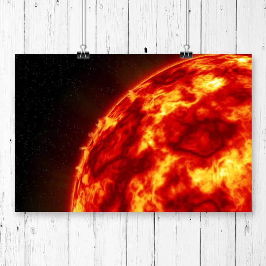 'Sun in Space' Graphic Art