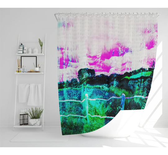 Dimitre Polyester Shower Curtain Set