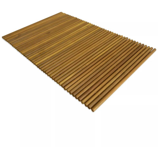Asupermall - Bath Mat Acacia Wood 80x50 cm