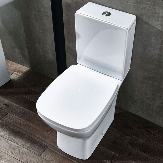 Verona - Piccolo Close Coupled Toilet with Push Button Cistern - Soft Close Seat