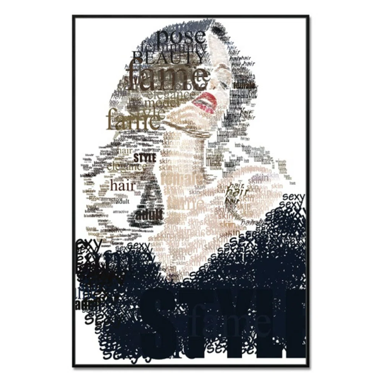 Femme 3 - Picture Frame Painting