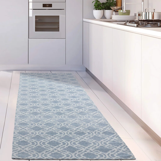 Oxford Flatweave Blue Rug