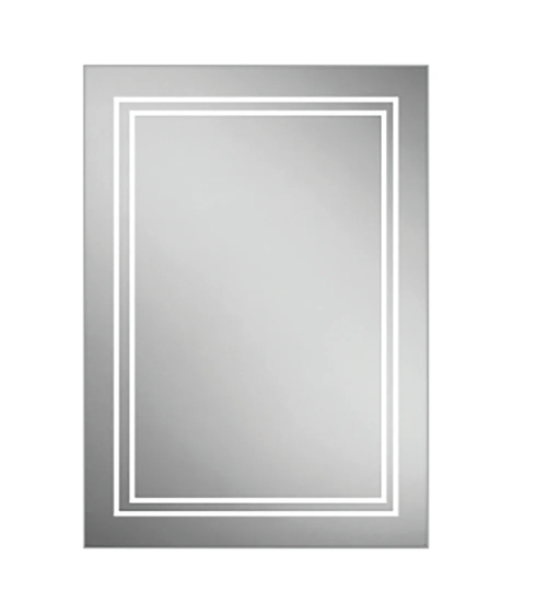 Edge 50cm x 70cm Surface Mount Mirror Cabinet with Lighting