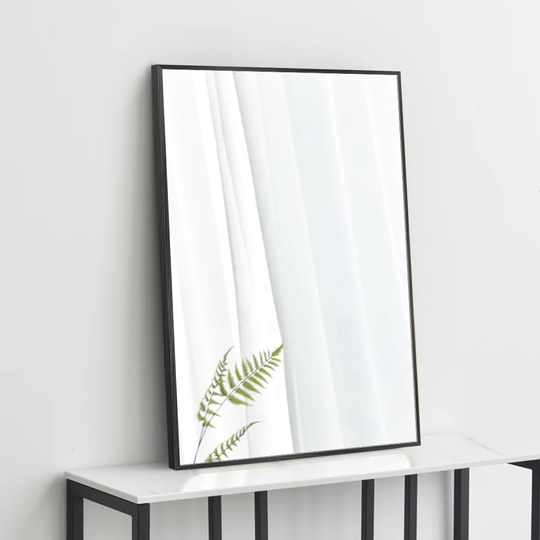 Metal Framed Wall Mounted Bathroom / Vanity Mirror