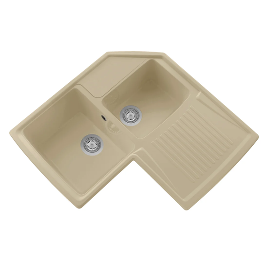 Billy 84cm x 64cm Corner Kitchen Sink