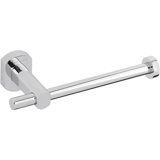 Cube Way Wall Mounted Toilet Paper Holder in Brass, Chrome (SPI26) - Optima