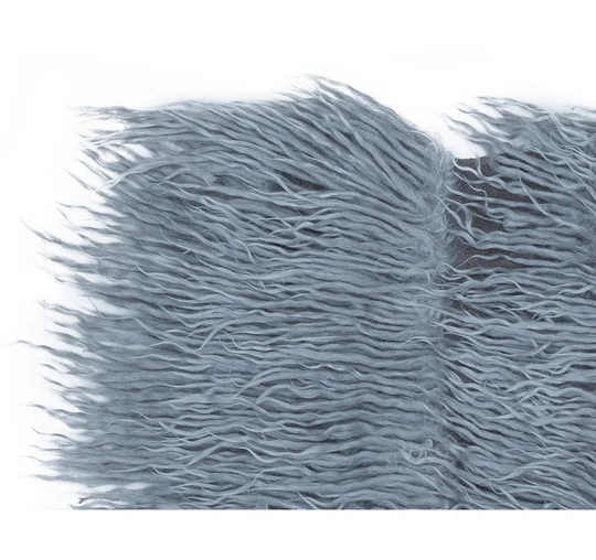 One-of-a-Kind Creagh Hand-Knotted 1960s 75cm x 100cm Wool Area Rug in Light Grey